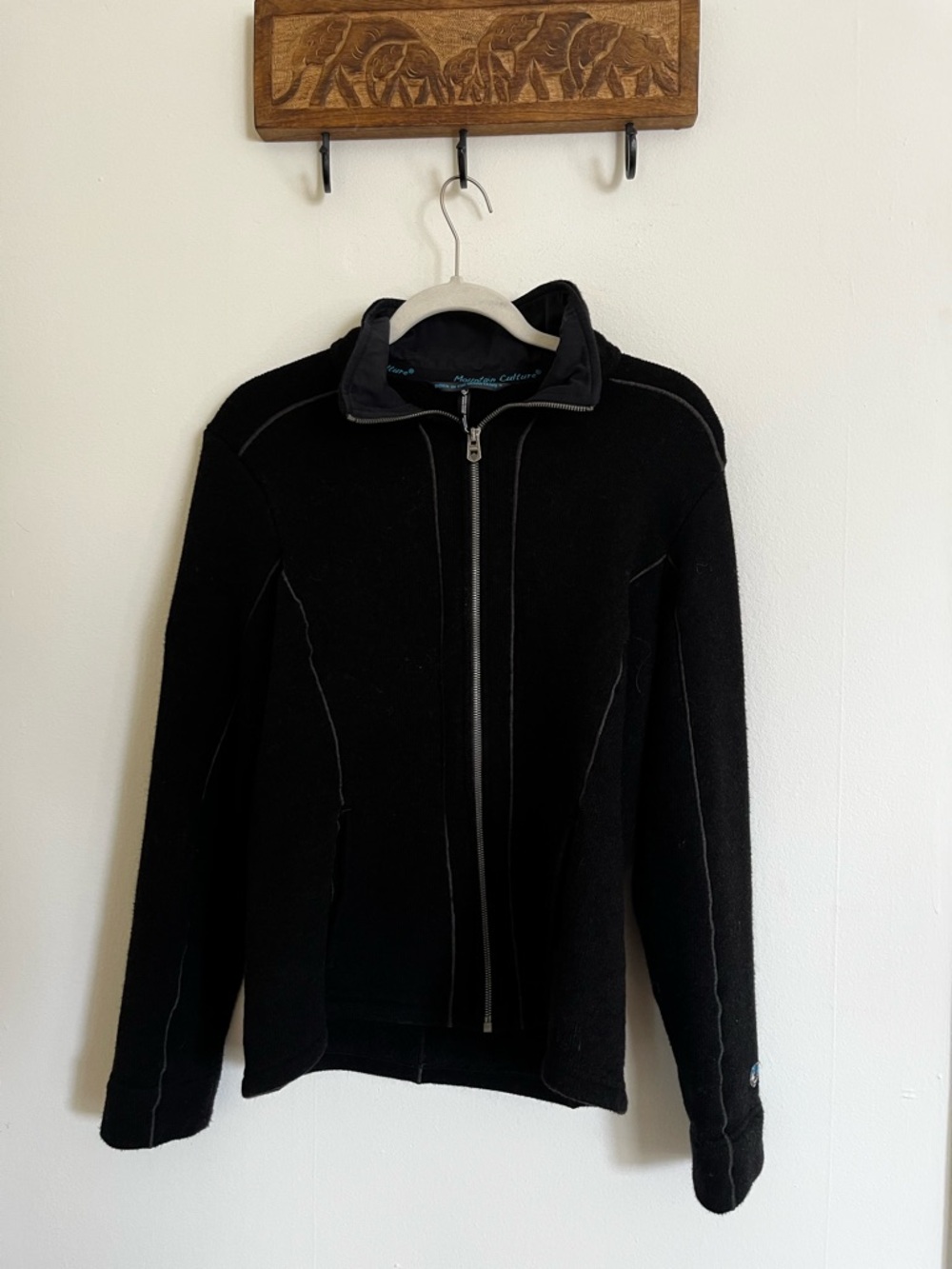 Kuhl Mountian Culture Black Zip-Up Fleece Jacket (Copper Mountain Logo)